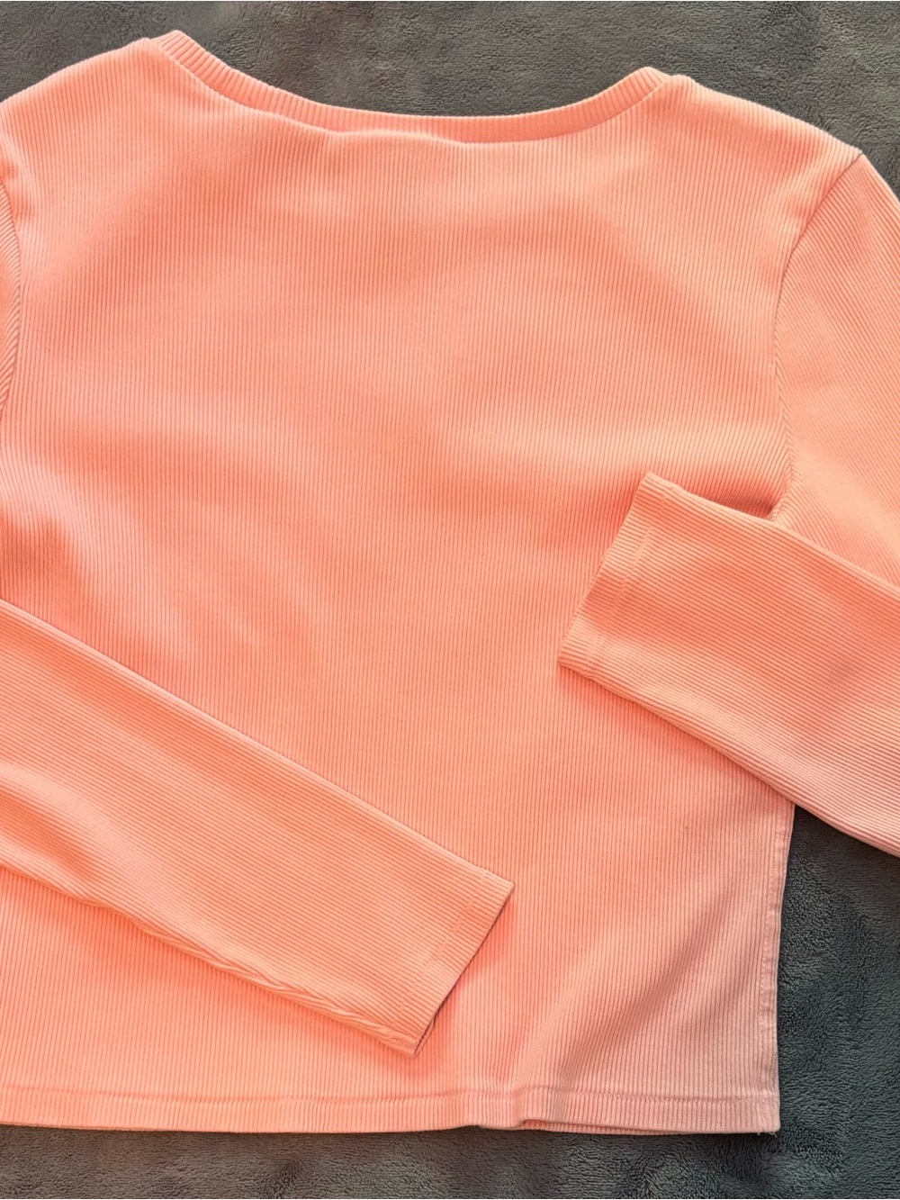 Universal Thread Light Pink Ribbed Crewneck Top - Picture 2 of 3